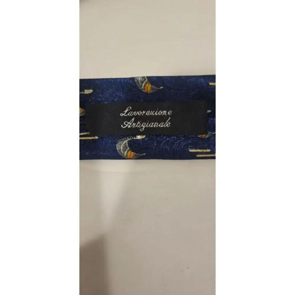 Venezia By Italy Lavoraxione‎ Antigianale Mens Neck Tie Gondola Boat.